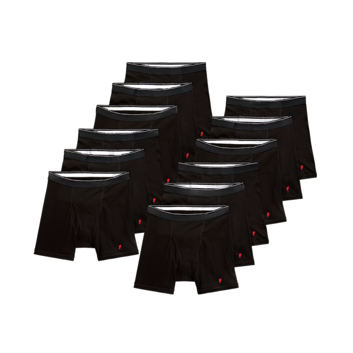 Cotton Wicking Boxer Brief 12-Pack