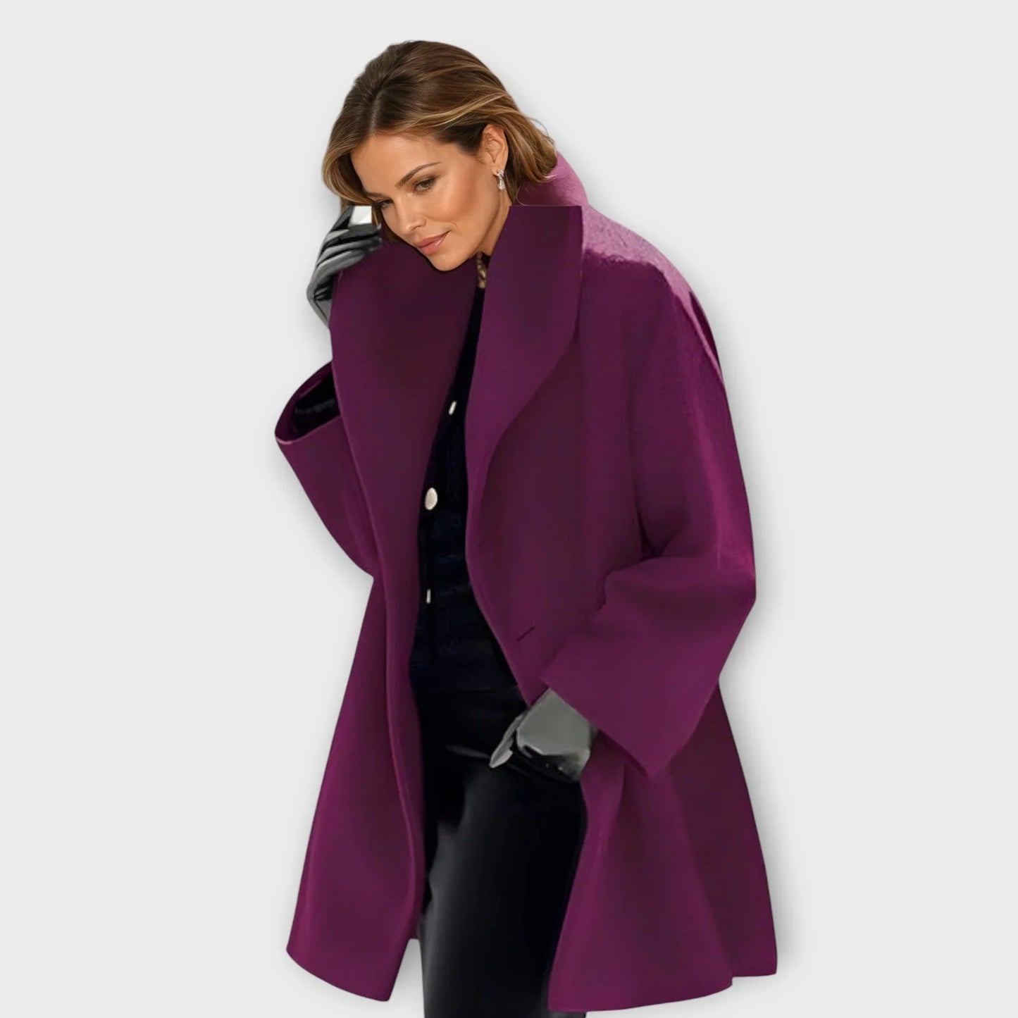 Flora Coat - Wool fabric for lasting warmth