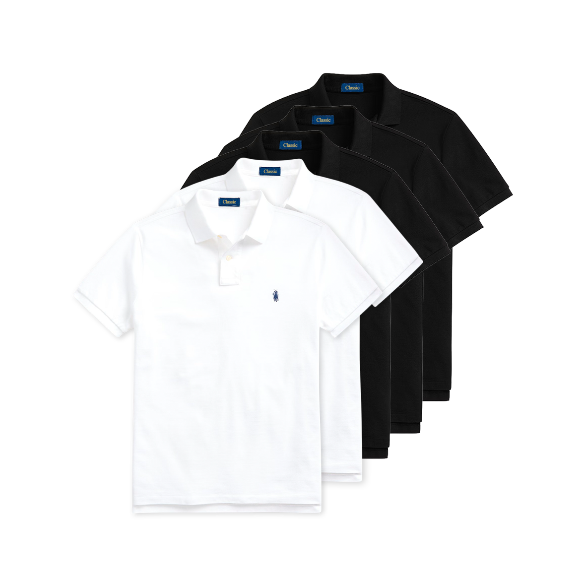 5-Pack The Iconic Mesh Polo Shirt