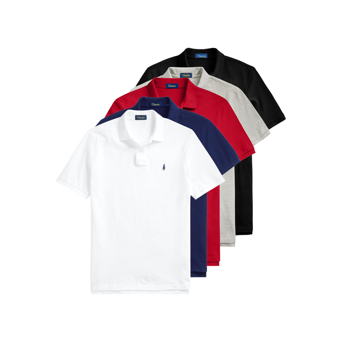 5-Pack The Iconic Mesh Polo Shirt