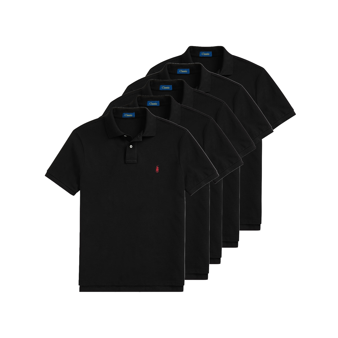 5-Pack The Iconic Mesh Polo Shirt